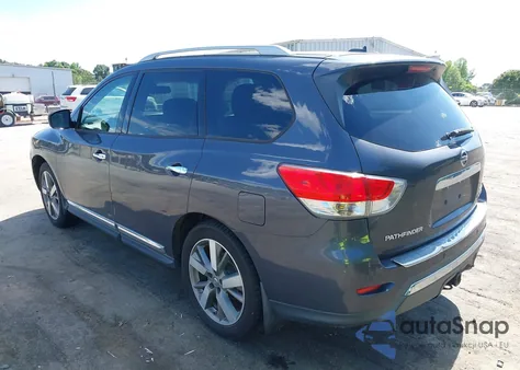 2014 Nissan Pathfinder Platinum из США, поврежденный, VIN 5N1AR2MM4EC650387